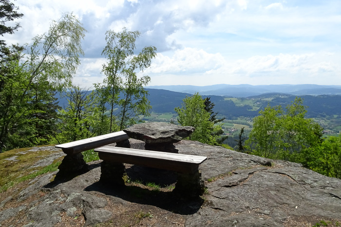 Abstieg über den Bk3 mit Blick vom Plattenstein.