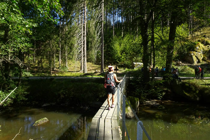 Am Ende spuckt uns das Waldnaabtal unbeschadet wieder aus.