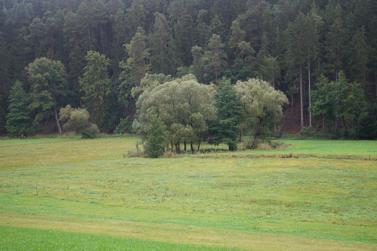 Die idyllischen Mäander kann man nur erahnen. 