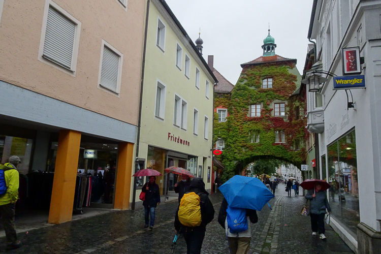 50 Minuten Umsteigezeit in Weiden nutzen wir für einen kurzen Stadtrundgang.
