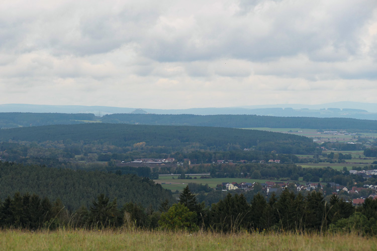 Angeblich den Fichtelgebirgsblick. Heute aber nicht.