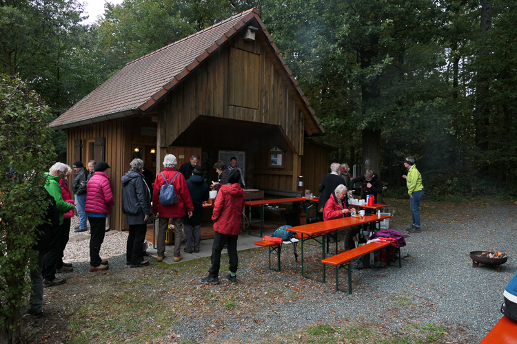 Kaffee und Kuchen für die Schlappen.