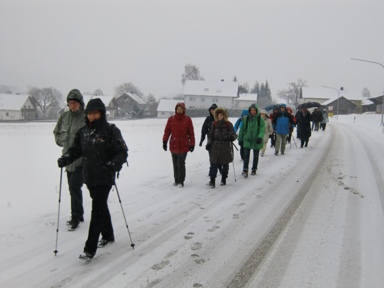 Am 23. Februar 2013 war der Winter über uns hereingebrochen.