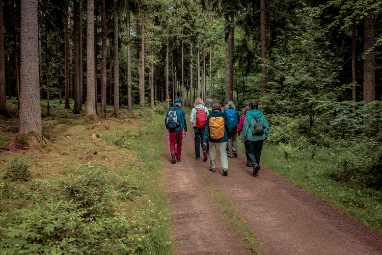 Der zweite Teil der Strecke läuft auf dem alten Bergbaupfad.